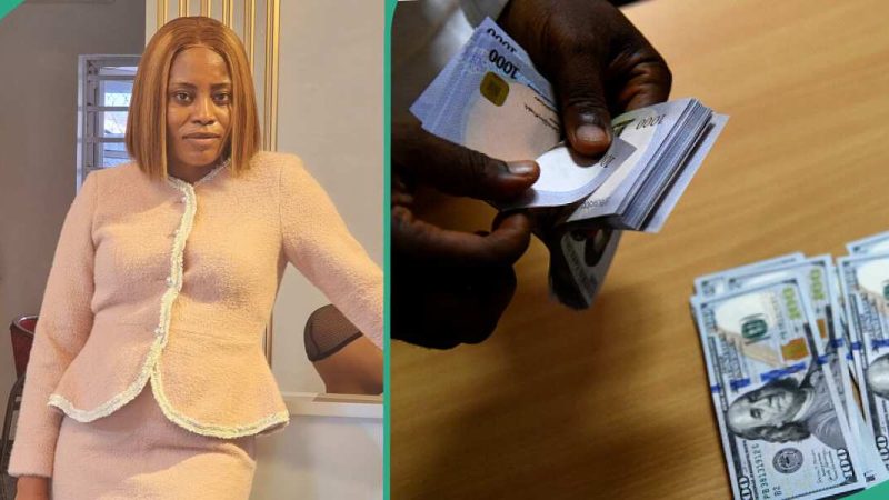 “I Already Lost N55k”: Lady Cries out as Naira Depreciates Again, Shares How Much She Bought Dollar